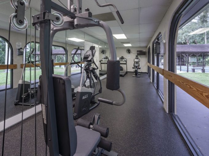 fitness center at Hacienda Village MHC