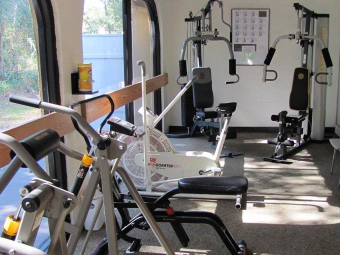 fitness center at Hacienda Village MHC